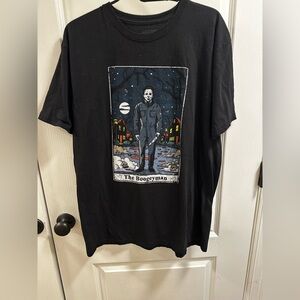 Halloween Michael Myers “The Boogeyman” Graphic Tee XL Black
